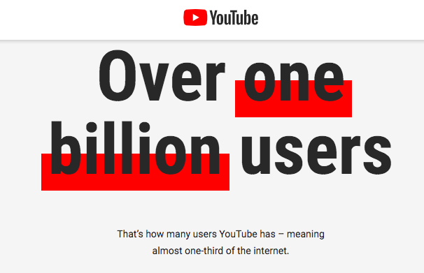 YouTube users stats