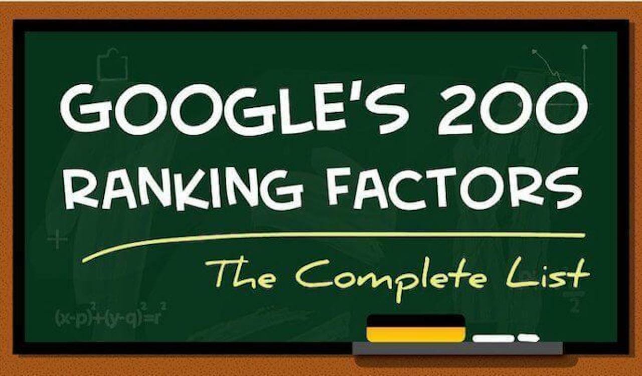 Google’s 200 Ranking Factors [Infographic]