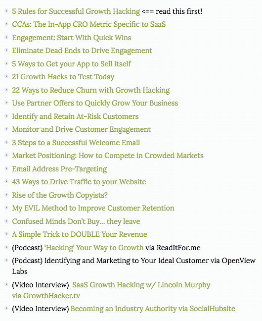 SaaS Growth Hacking Experts Resource Guide