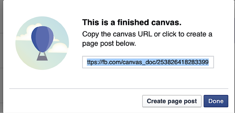 Facebook Canvas