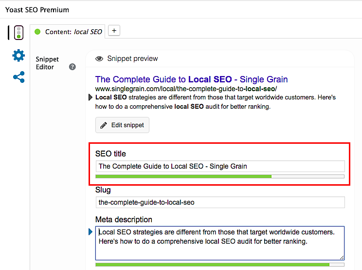 meta title yoast plugin