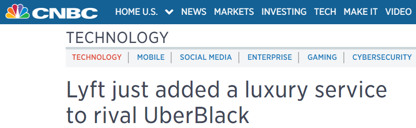 Lyft 20 CNBC