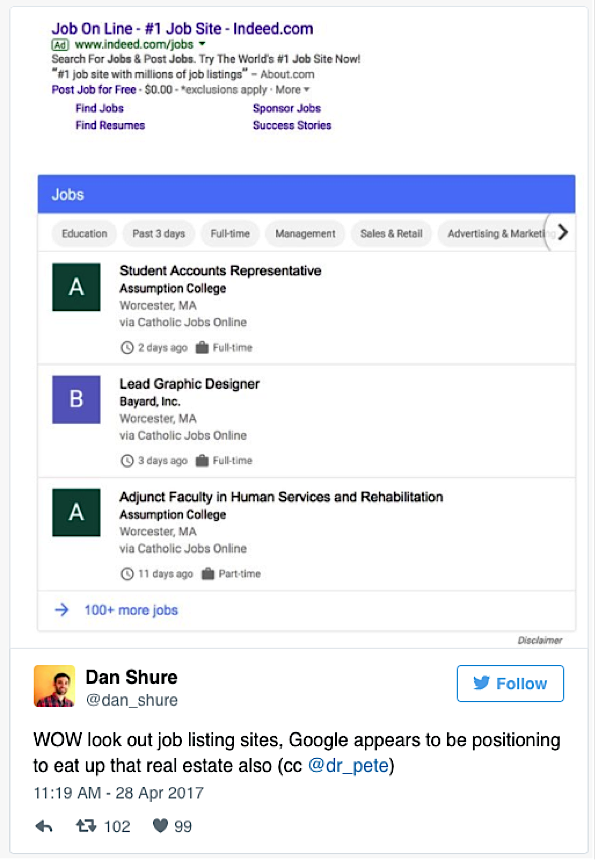 Google's Integrating a New Job Portal into Search1