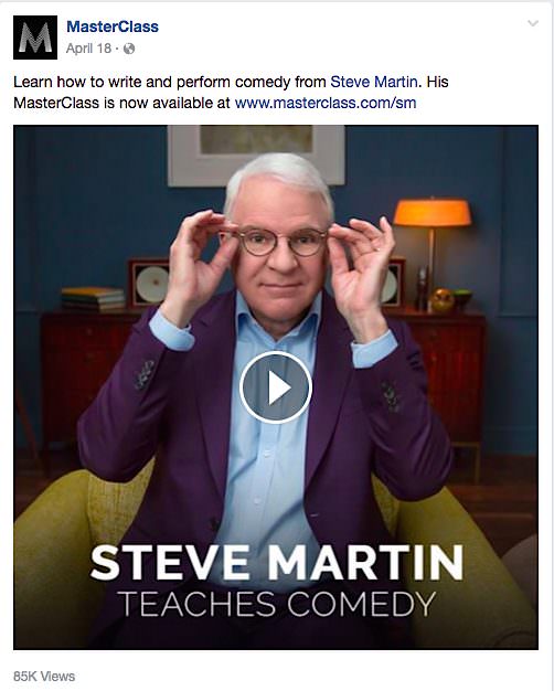 MasterClass Steve Martin