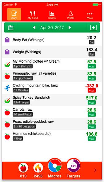 Cronometer app