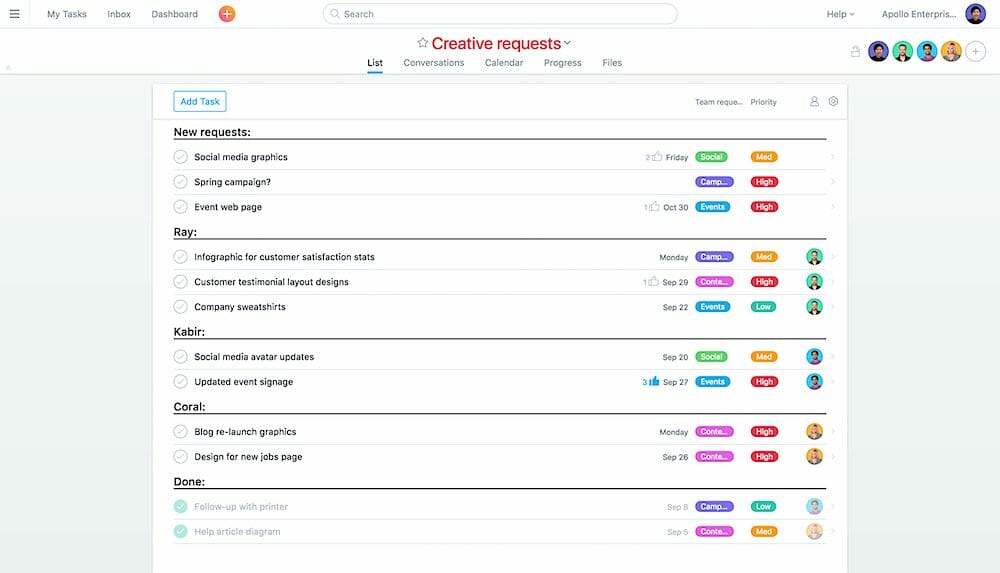 5.1-Creative-requests-list-view