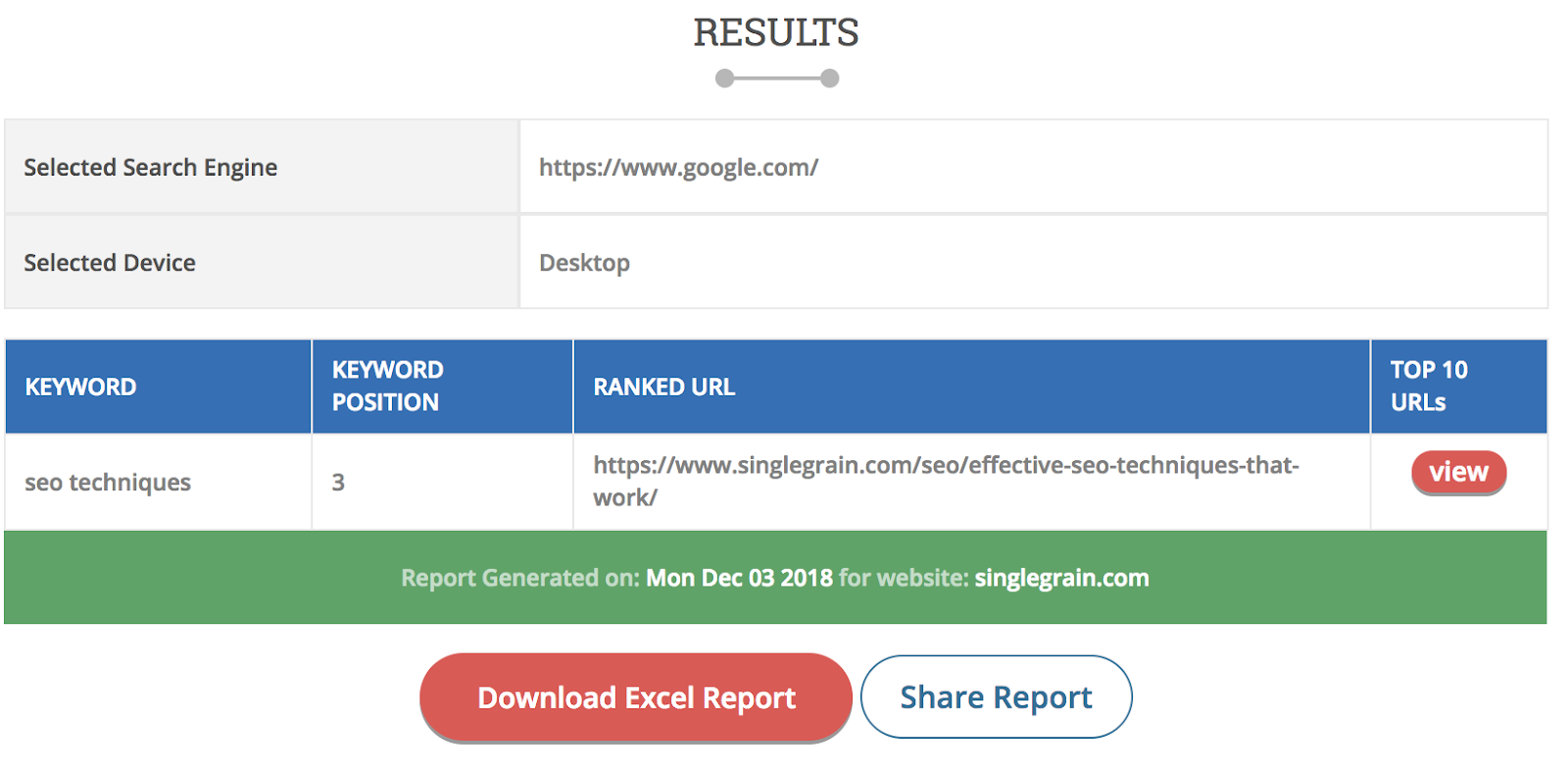 keyword rank checker - seo techniques