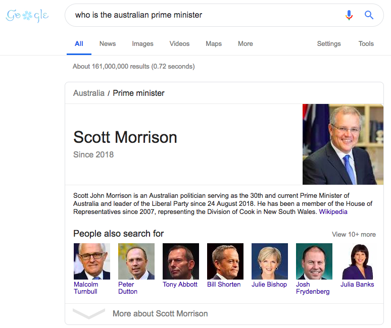 qui est le premier ministre australien