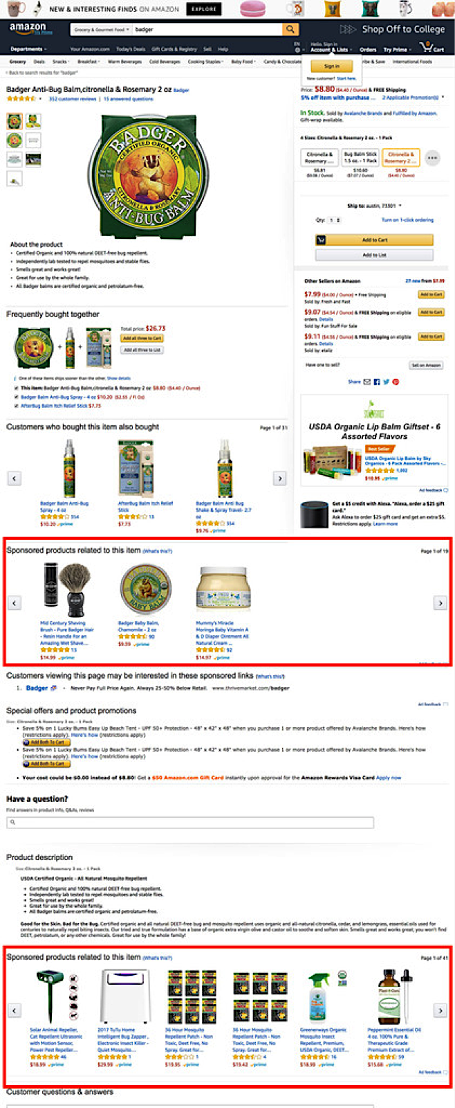 Amazon Sponsored Product Ads