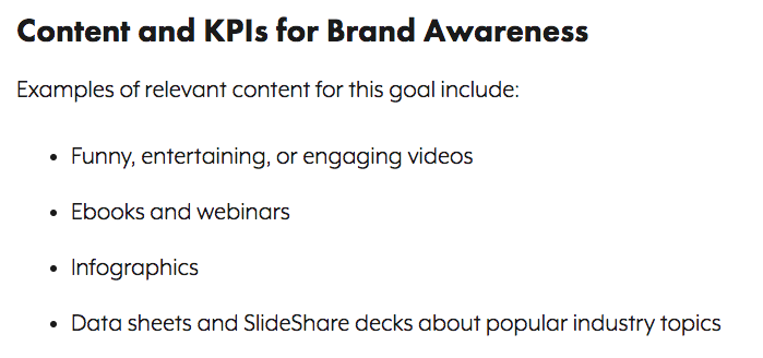 KPIs for brand awareness