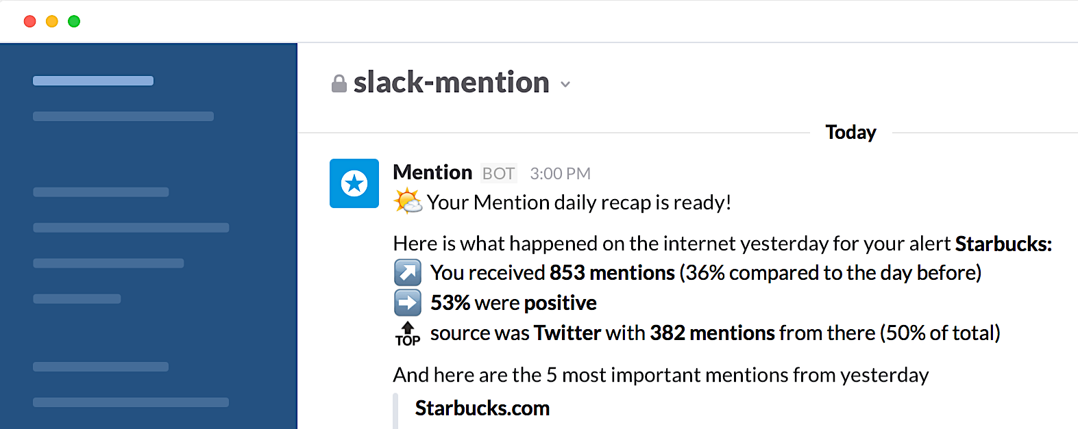 Slack + Mention