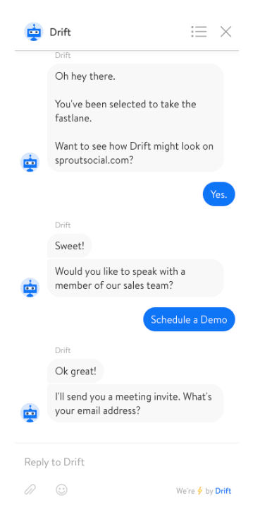 drift chatbot