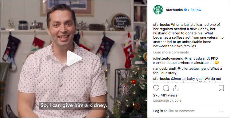 Starbucks on Instagram