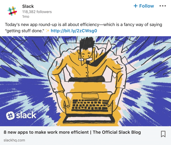 Slack LinkedIn