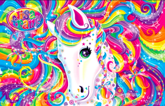 Lisa Frank Design unicorns