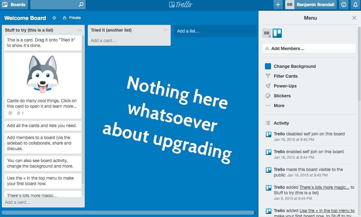 trello onboarding