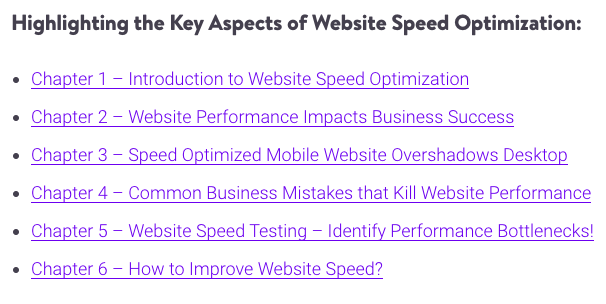 Website Speed Optimization