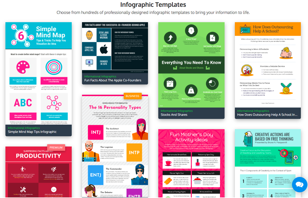 Venngage infographic templates