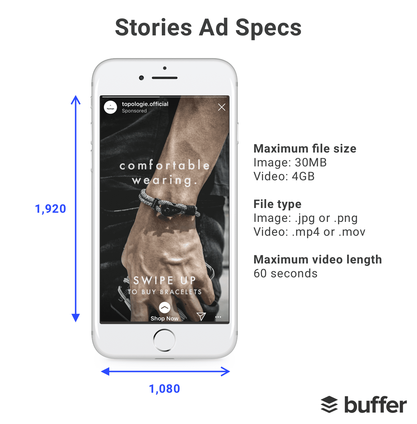 facebook instagram stories ad specs