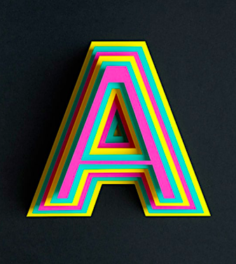 3D typography