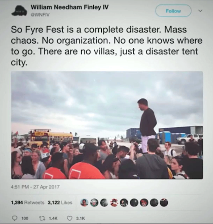 Fyre Fest disaster