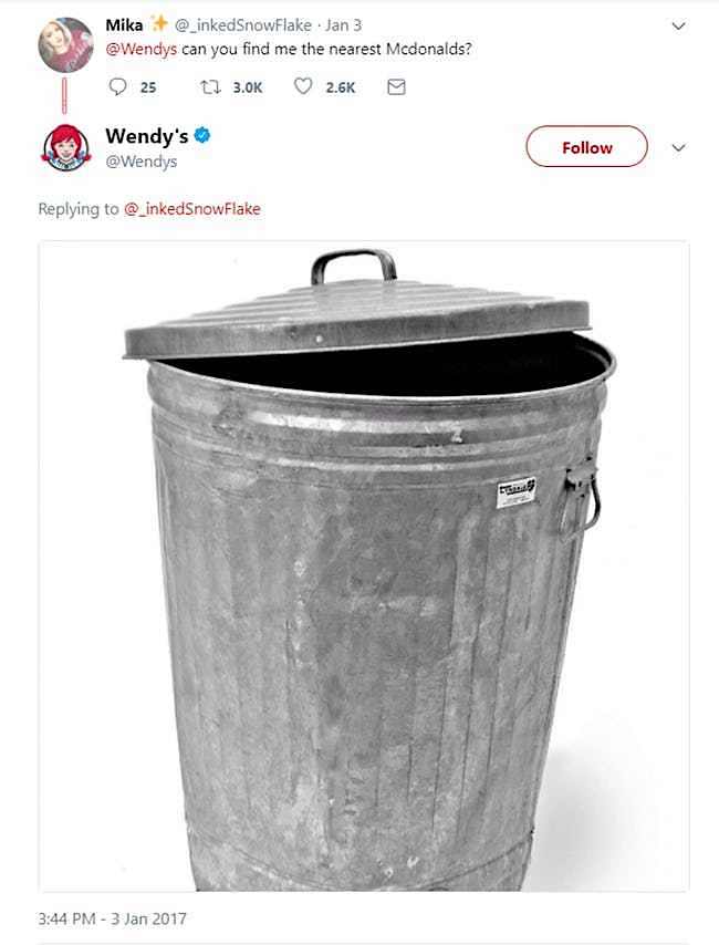 Wendy's Twitter