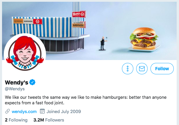 Wendy's Twitter