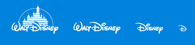 different Disney logos