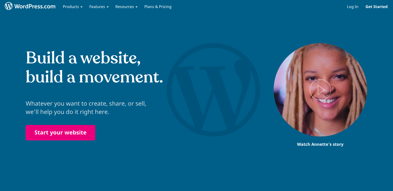 WordPress dot com