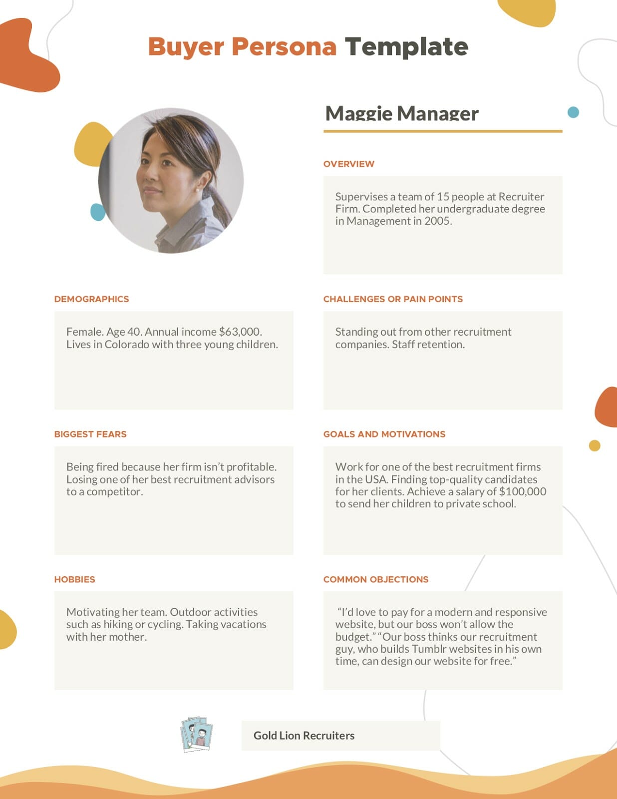 How To Create A Concrete Buyer Persona With Templates