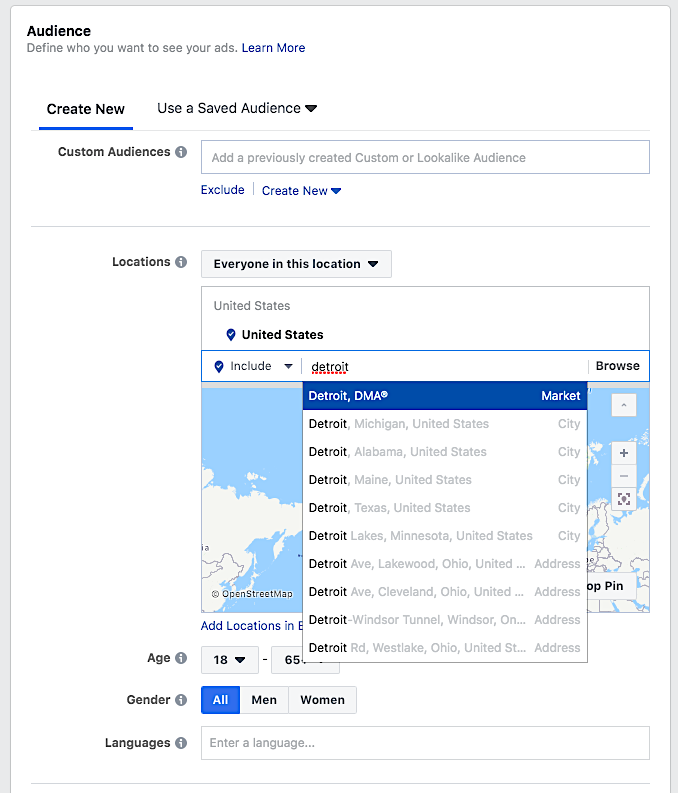 Facebook Ads article Location SG blog