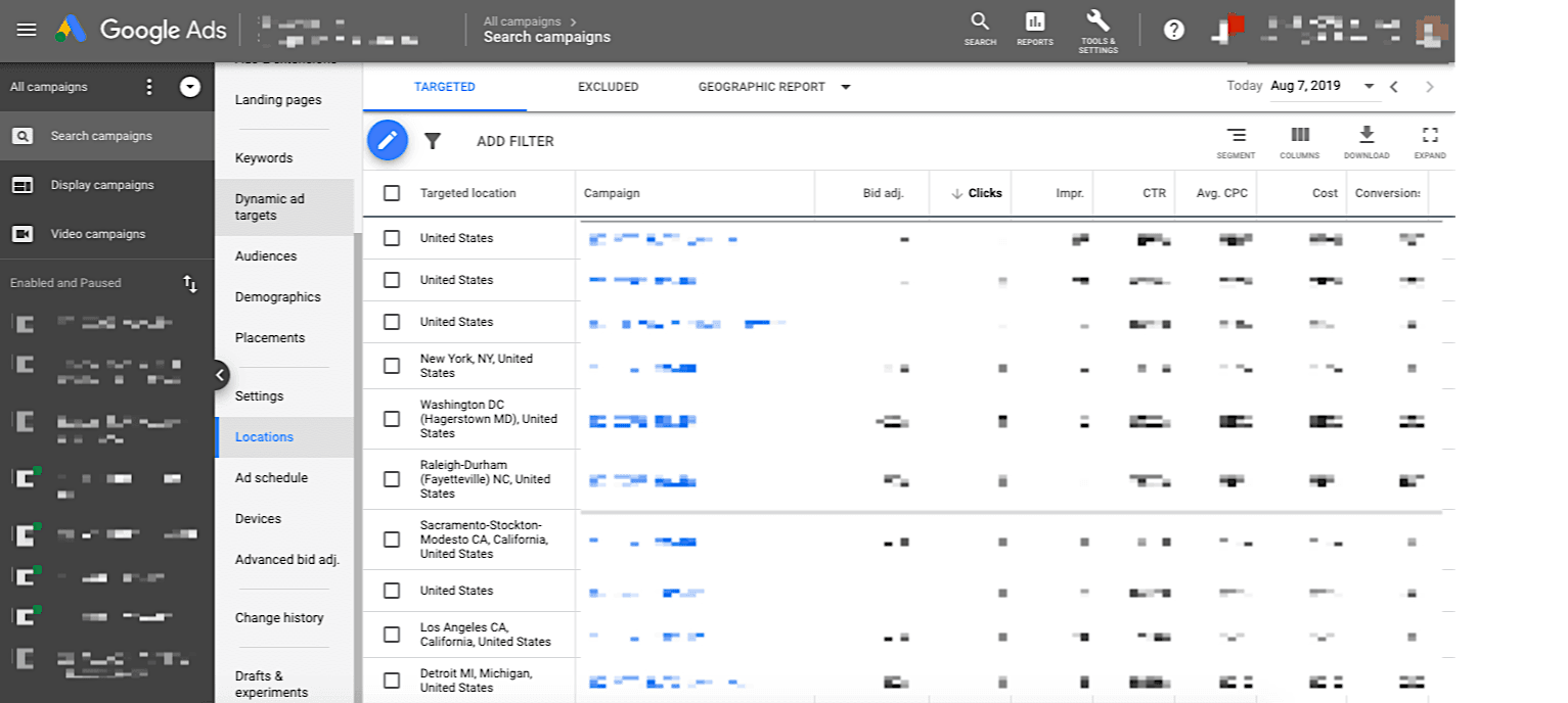 Google Ads - Location - SG Blog