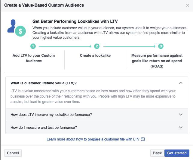 lifetime value custom audience facebook 4