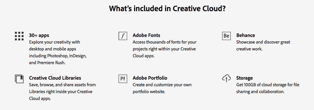 Adobe features