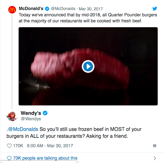 Wendy's Twitter roast