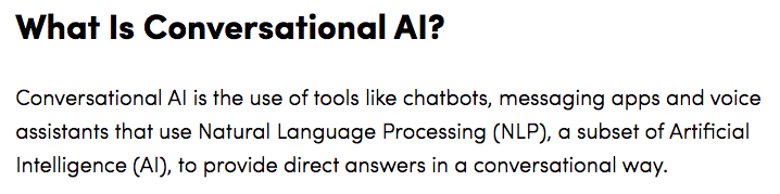 what is conversational ai