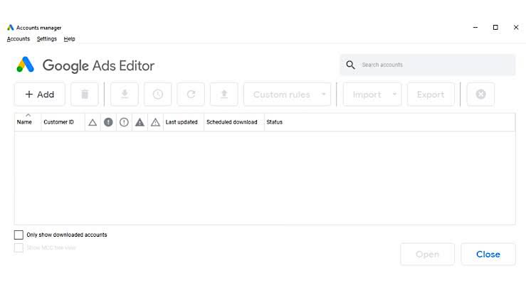 Google Ads Editor