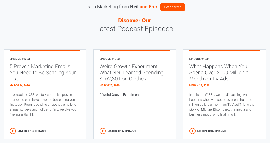 Marketing School podcast