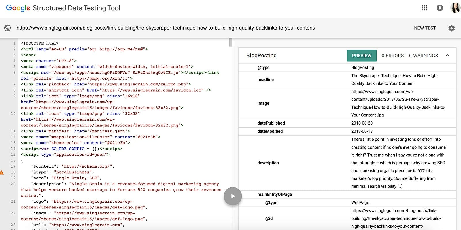 google structured data tool