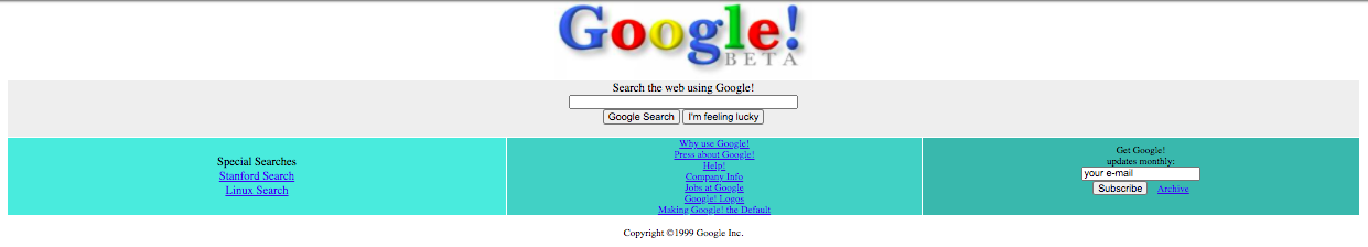 Google 1999