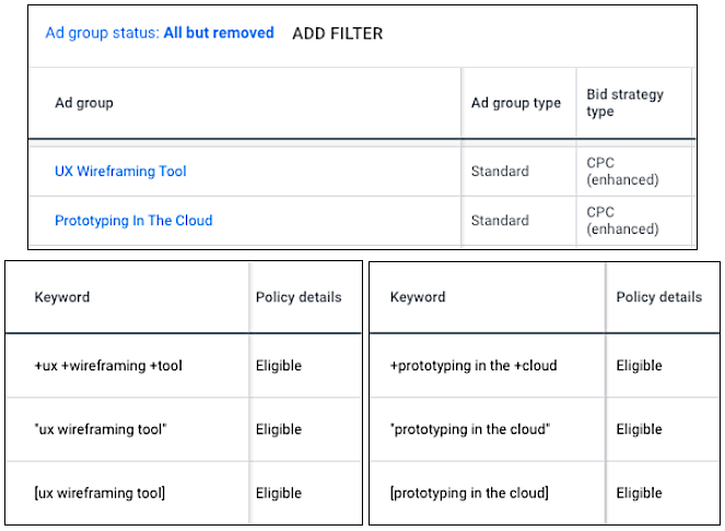 Axure ad groups