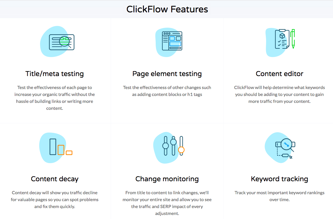 ClickFlow features