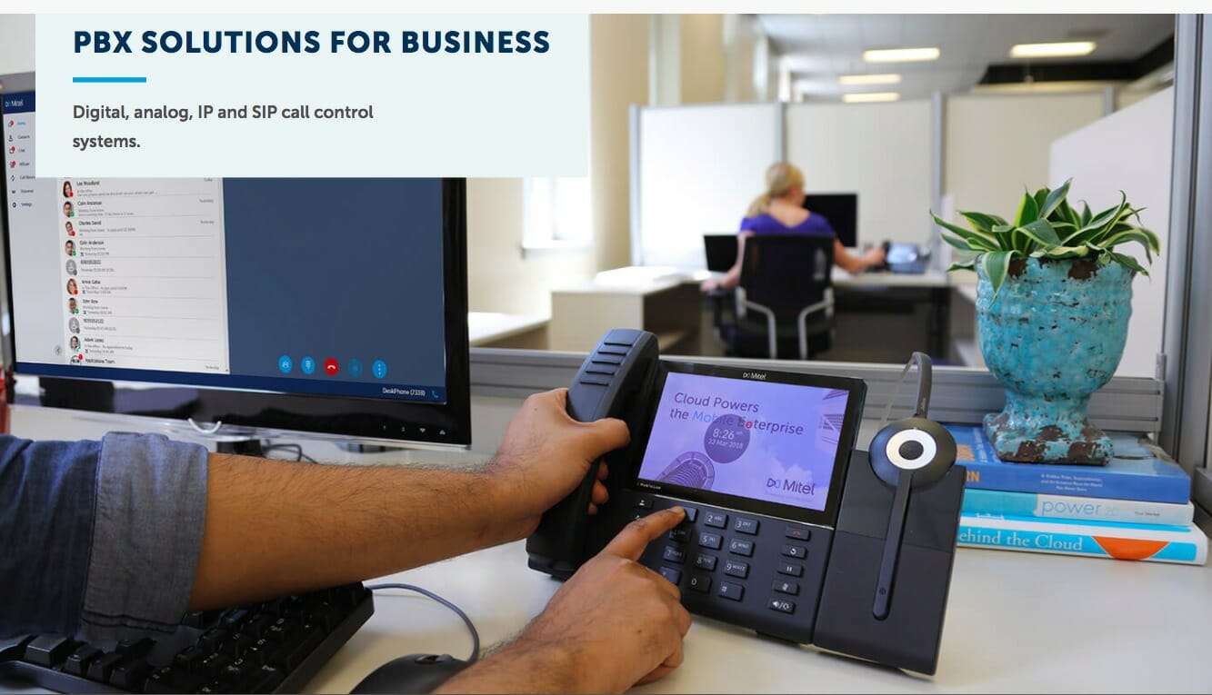 Mitel PBX system