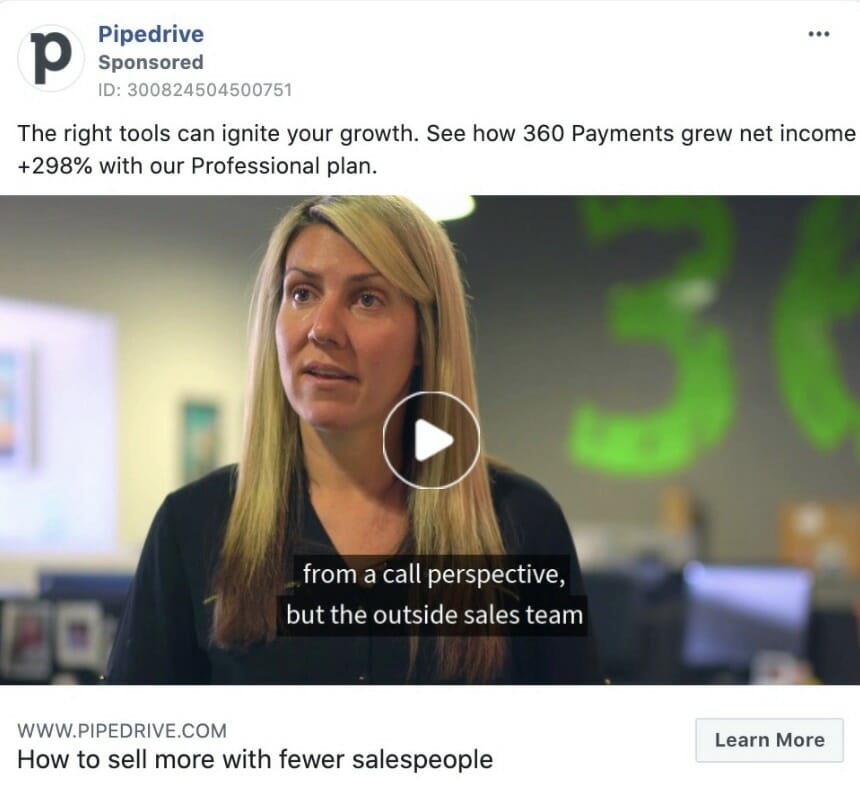 Pipedrive Ad