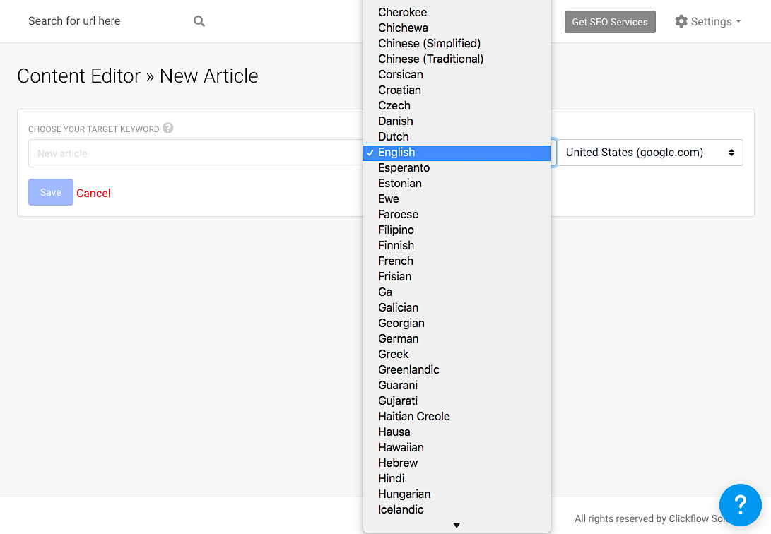 CF Content Editor languages(2)