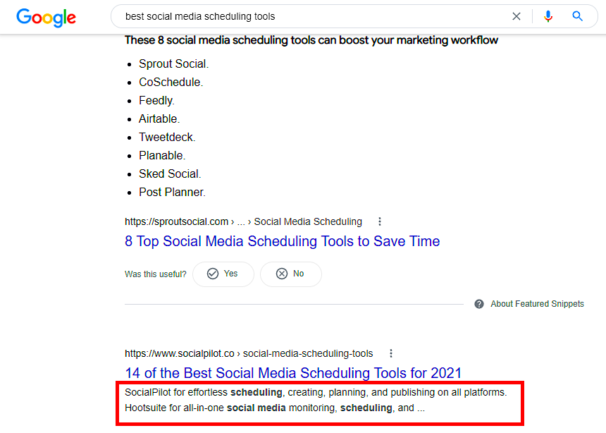 Google rewriting your meta description