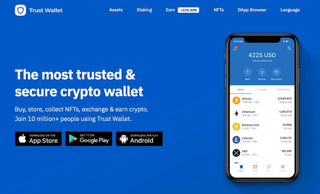 Trust Wallet a crypto or NFT wallet