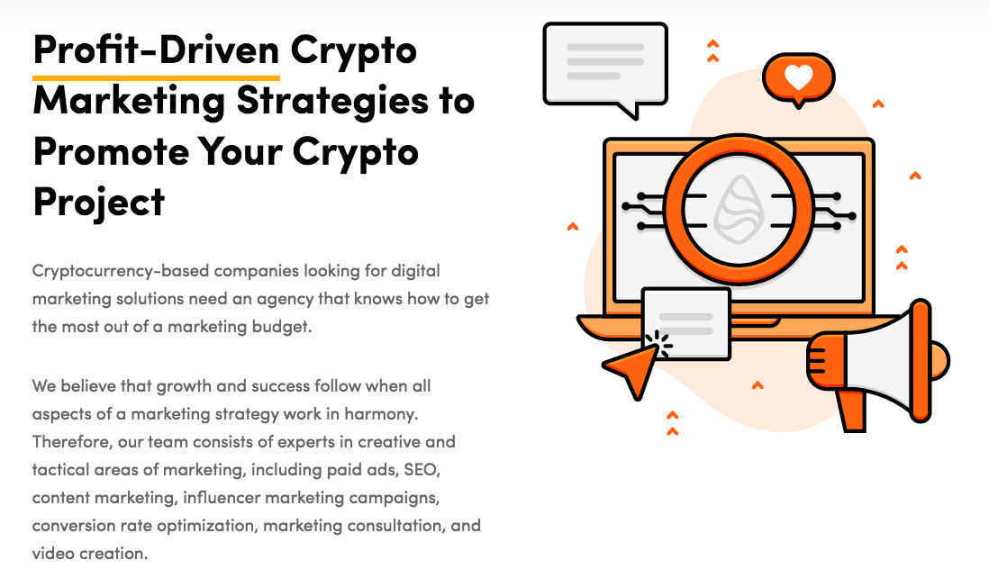 Single Grain crypto marketing agency