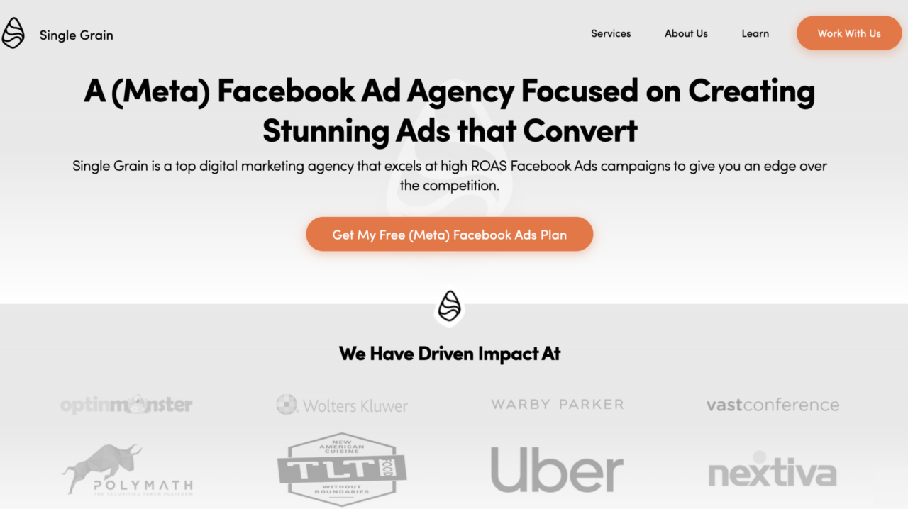 Single Grain - Facebook Ad Agency