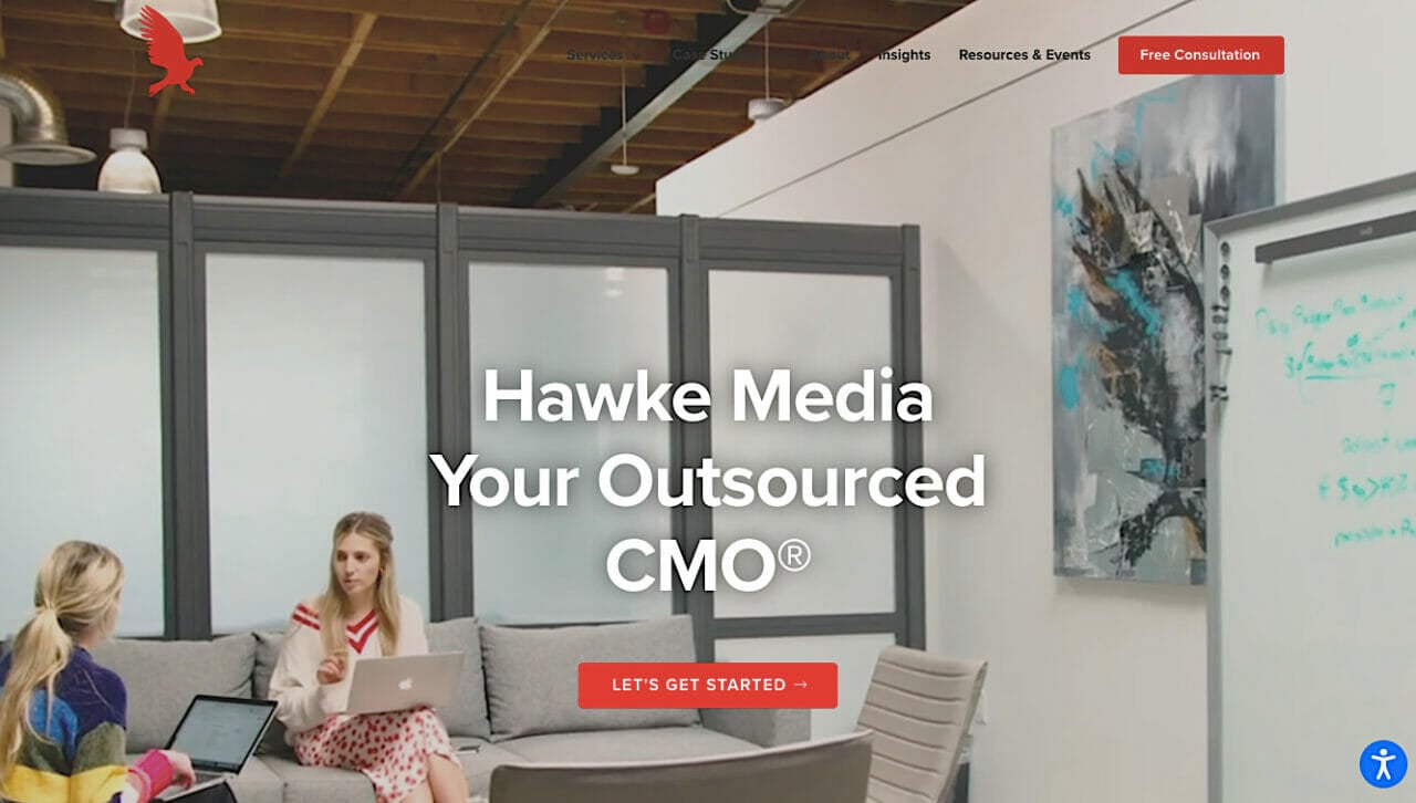 Hawke Media home page